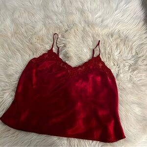 Vintage satiny top. Size L